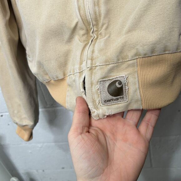 Vintage Carhartt Quilt-Lined Santa Fe Jacket “Wheat” J14 WET - Picture 3 of 11